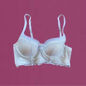 Victoria’s Secret (VS) Lacy Coquette Body by Victoria Lined Demi Bra